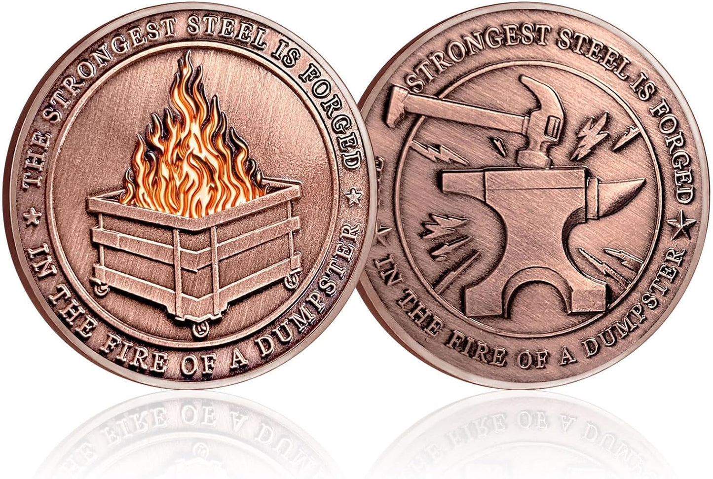 Hilarious Medallion for Staff Dumpster Fire Coin mysite