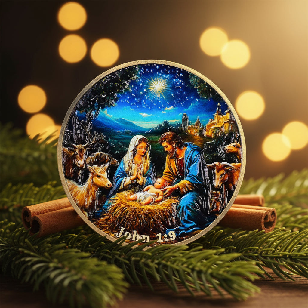 True Light Christmas Tokenara Christian Challenge Coin mysite