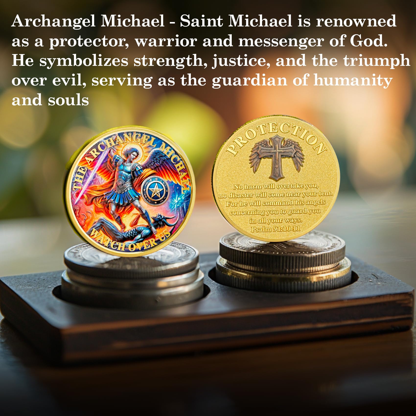 Archangel Michael Police Officers Prayer Coin mysite