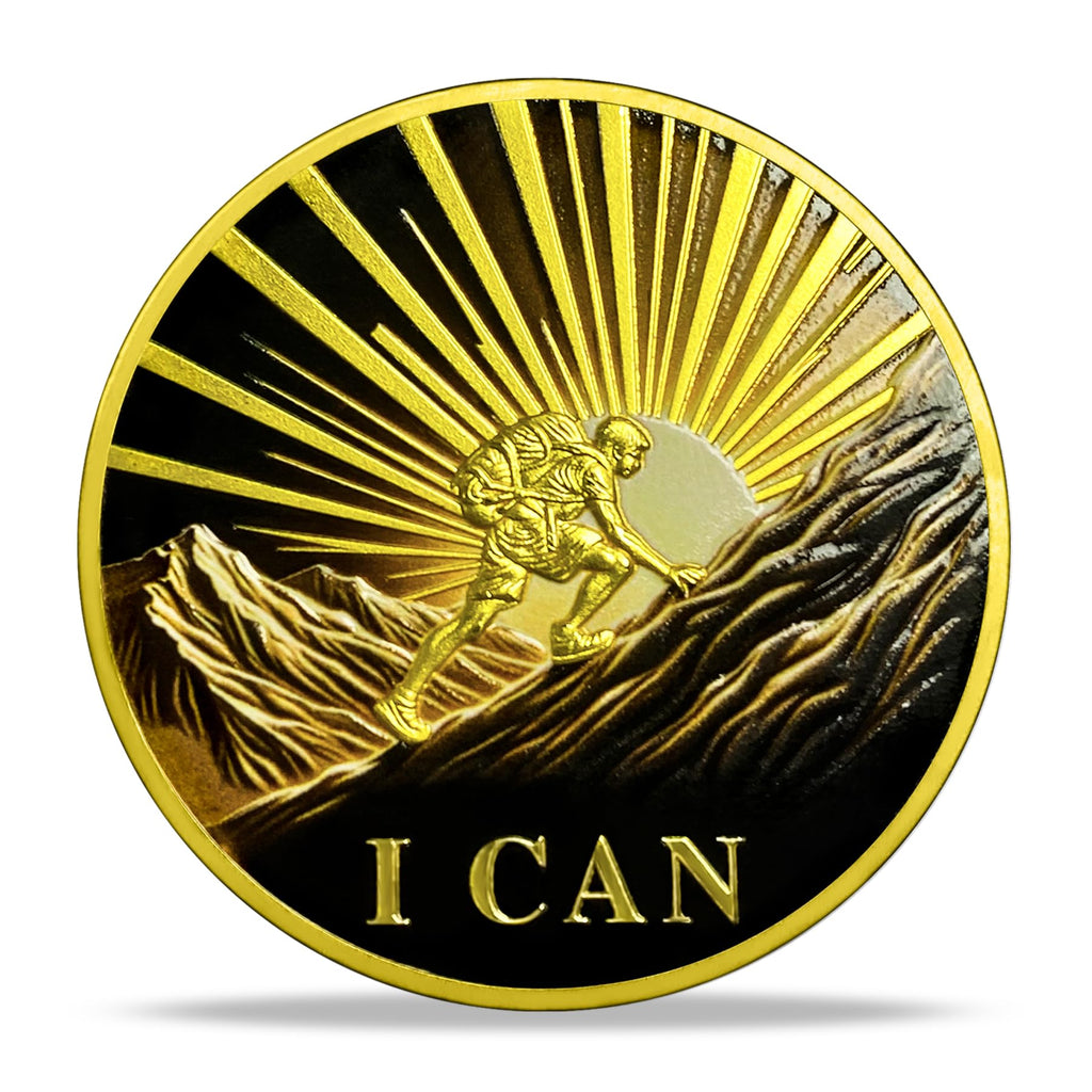Encouragement Never Give Up Inspirational Coin mysite