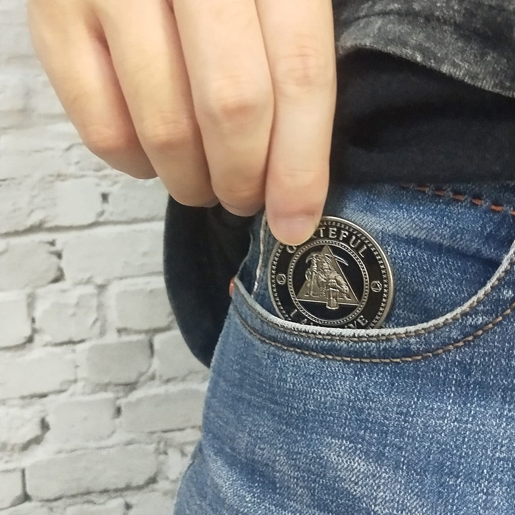 AA Medallion Recovery Grateful I Am Alive Sobriety Coin mysite