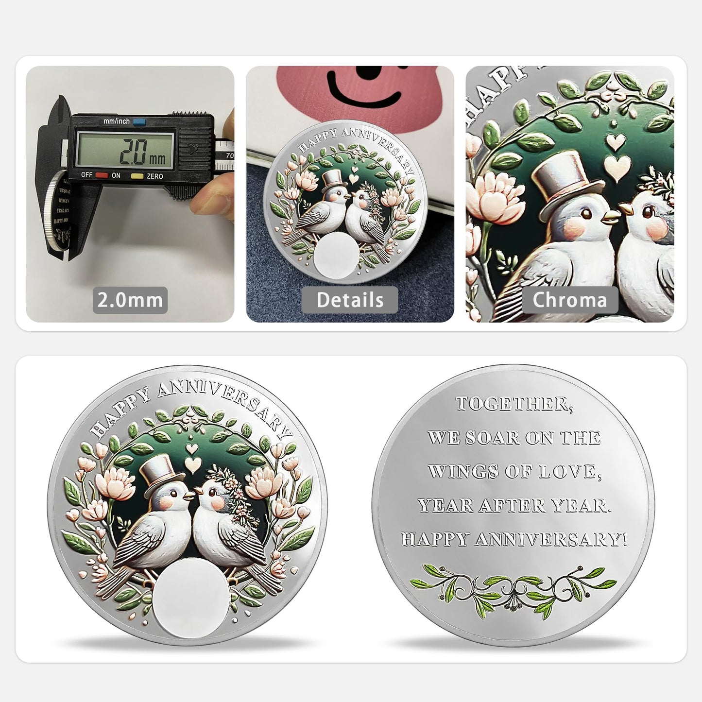 Loving Swallows Anniversary Coin mysite