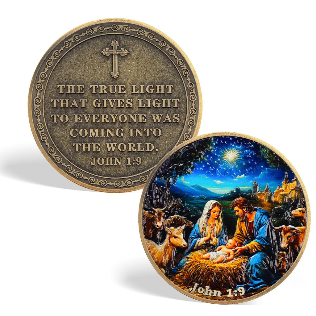 True Light Christmas Tokenara Christian Challenge Coin mysite