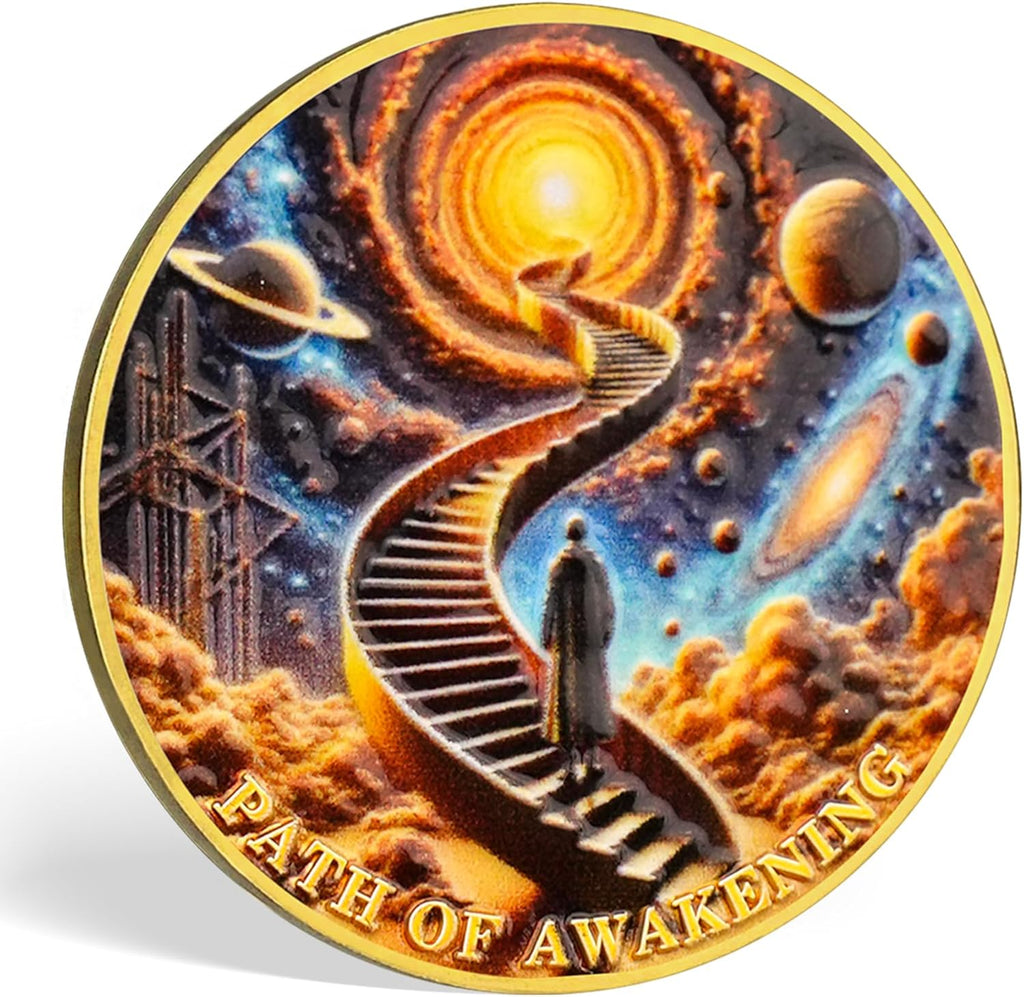 Cosmic Steps Path of Awakening Sobriety Coin mysite