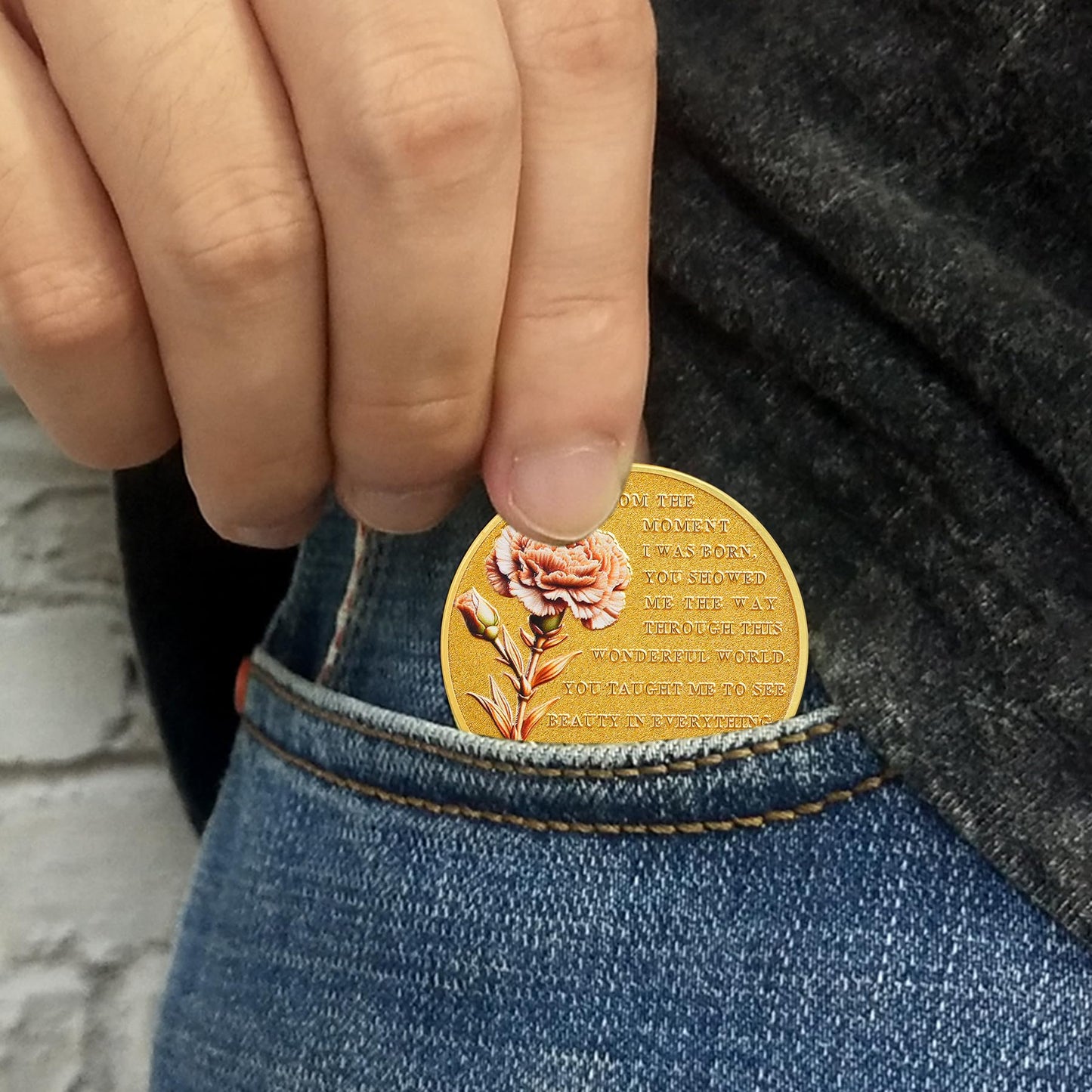 Virgin Mary and Holy Child Jesus Christian Coin mysite