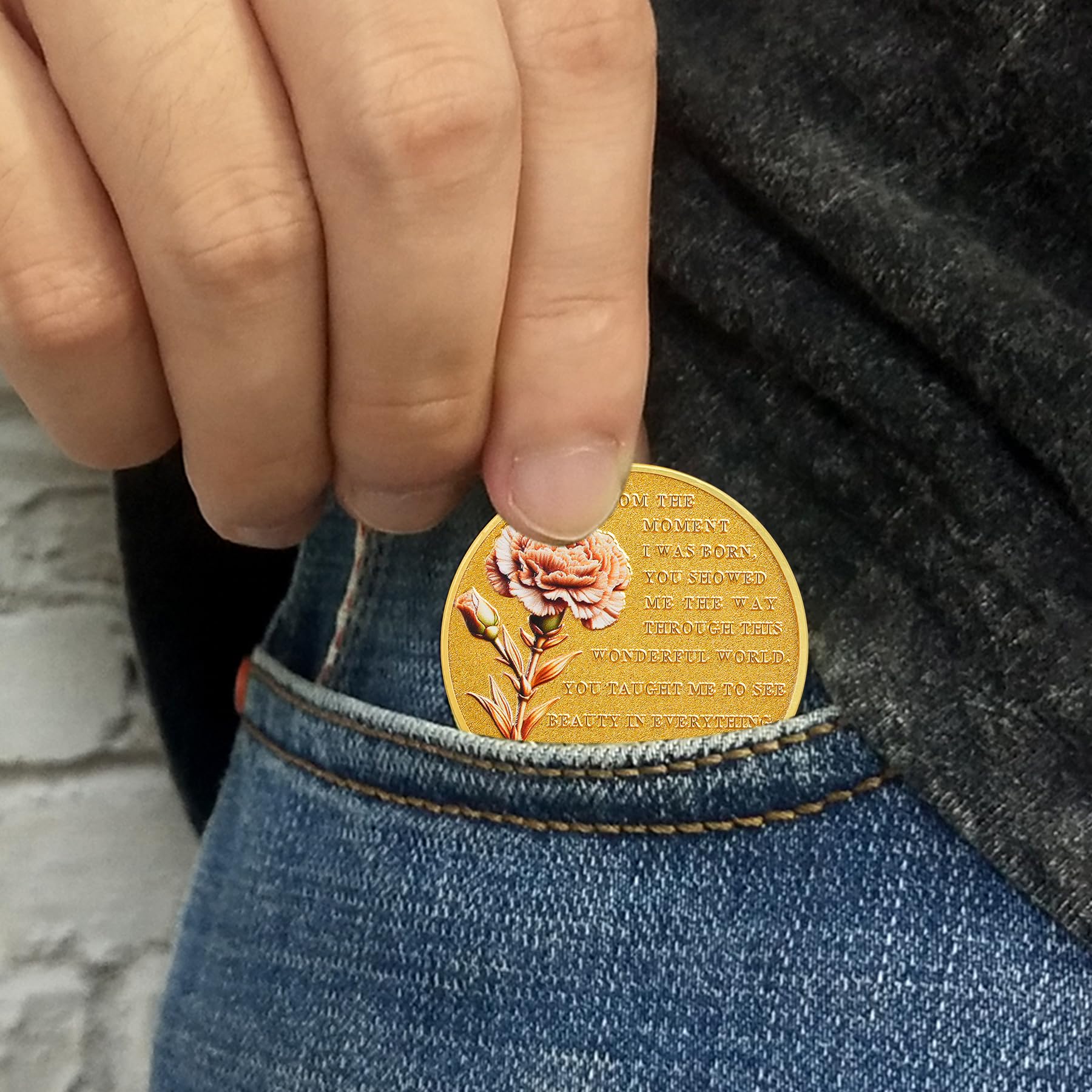 Virgin Mary and Holy Child Jesus Christian Coin mysite