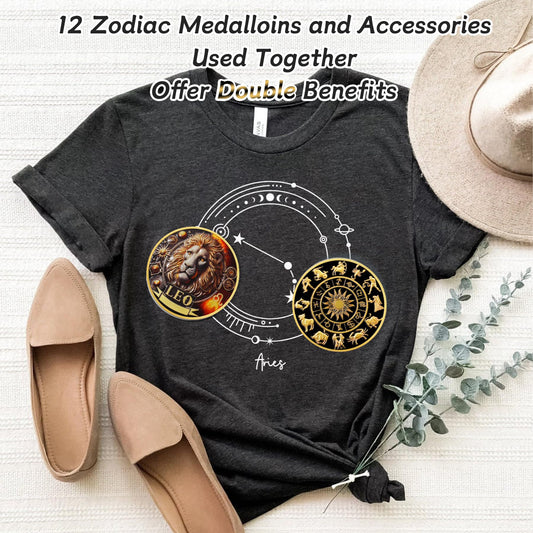 Cool Leo 12 Zodiac Challenge Coin mysite