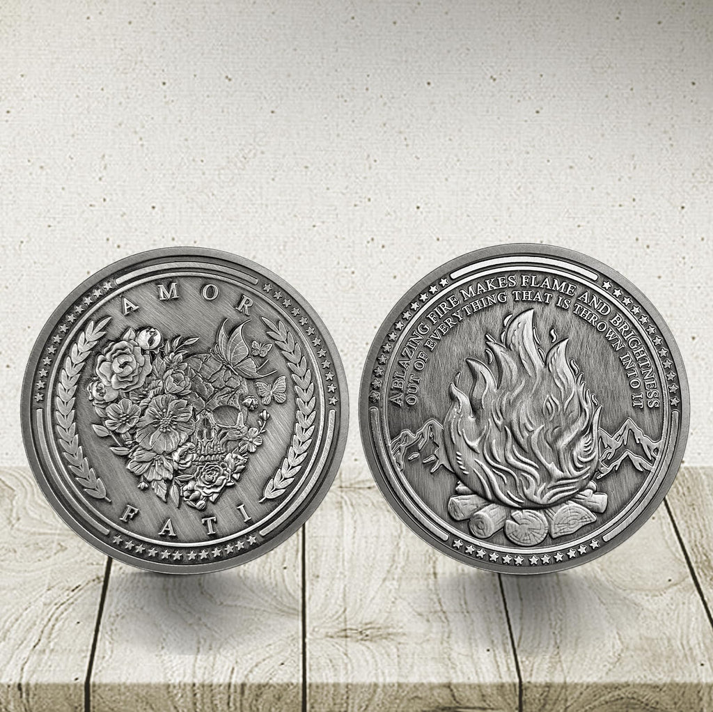 Amor Fati Coin Reminder Token Stoic Challenge Coin mysite