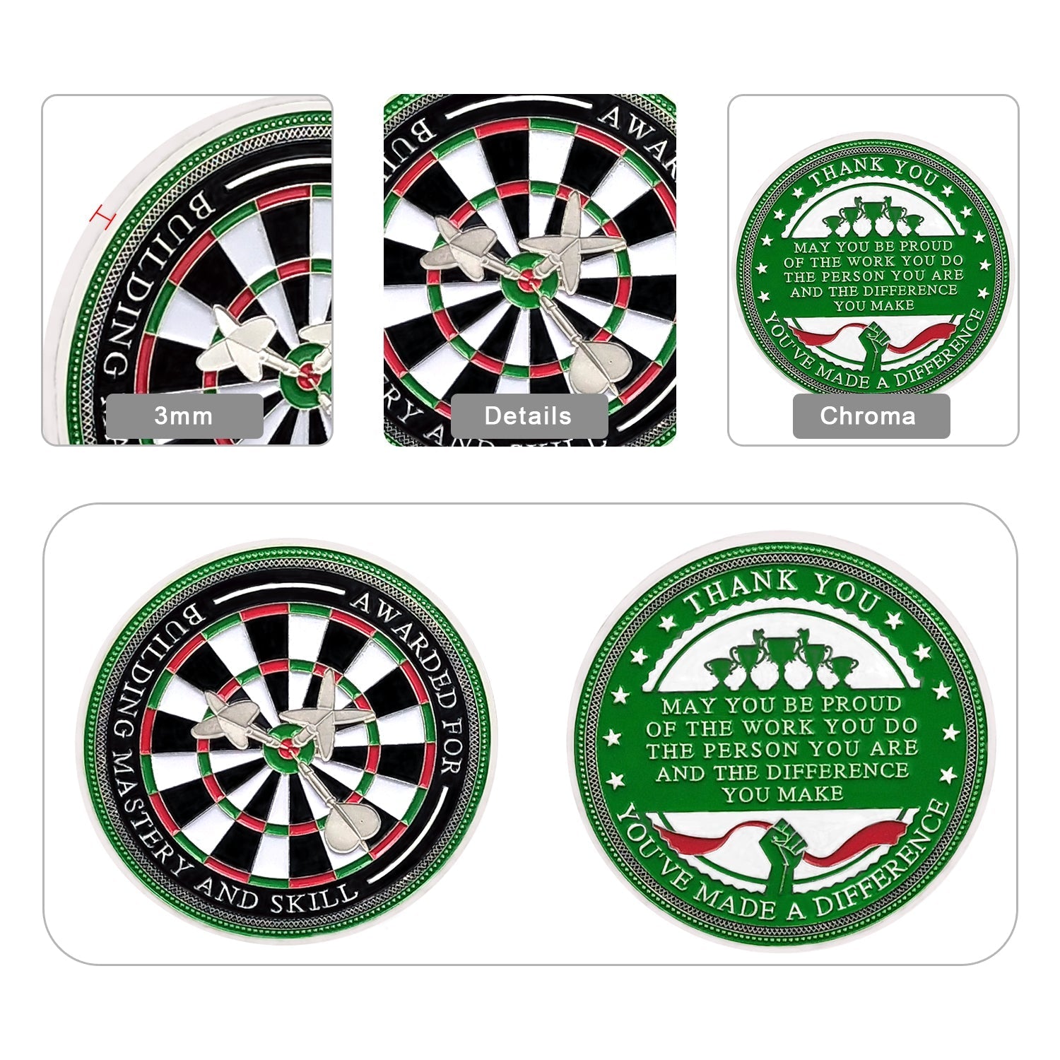 Encouragement Challenge Coin-Employee Appreciation Gifts Inspirational Thank You Coin for Students and Cowokers-Building Mastery and Skill mysite