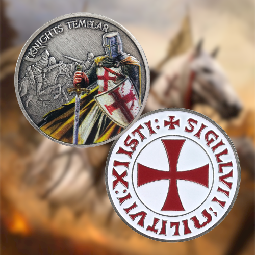 Knights Templar Armor Of God Challenge Coin Gifts for Christian🎁 mysite