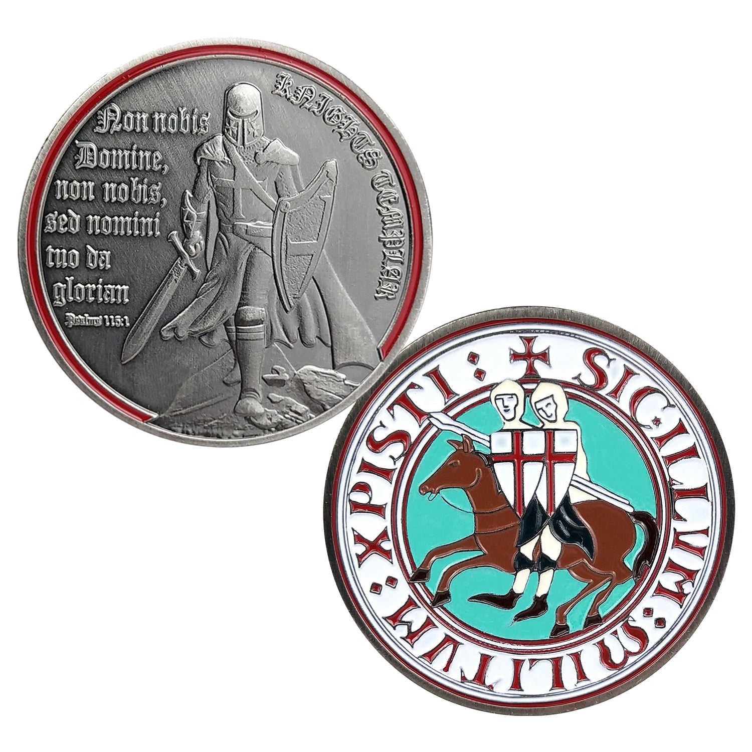 Knights Templar Challenge Coin 4 Style mysite