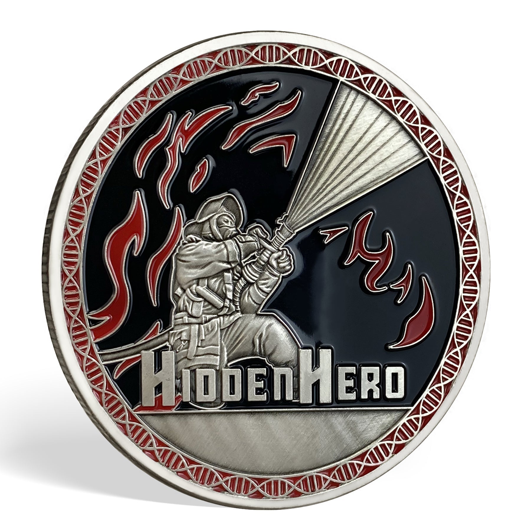 Hidden Hero Firefighter Challenge Coin mysite