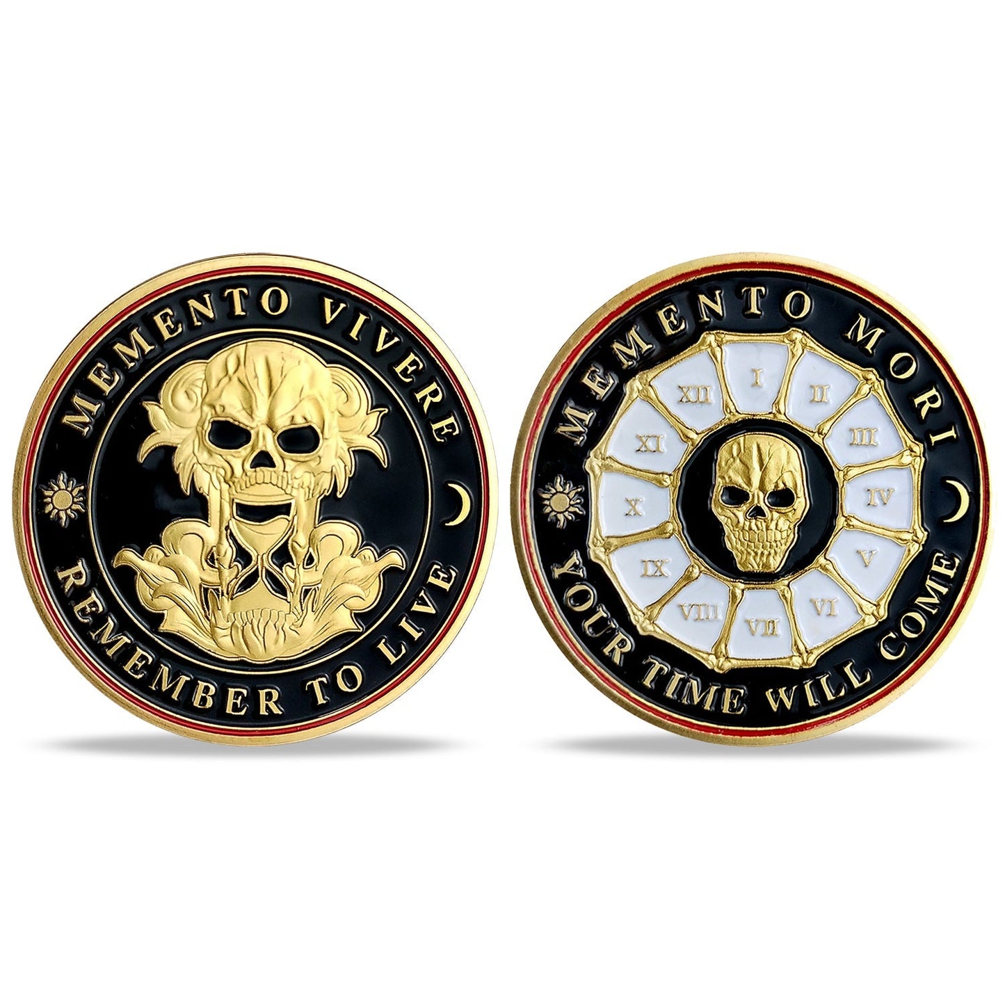 Memento Mori Coin-Momento Mori Coins for Daily Stoic Practice, Remember to Live EDC Coin mysite