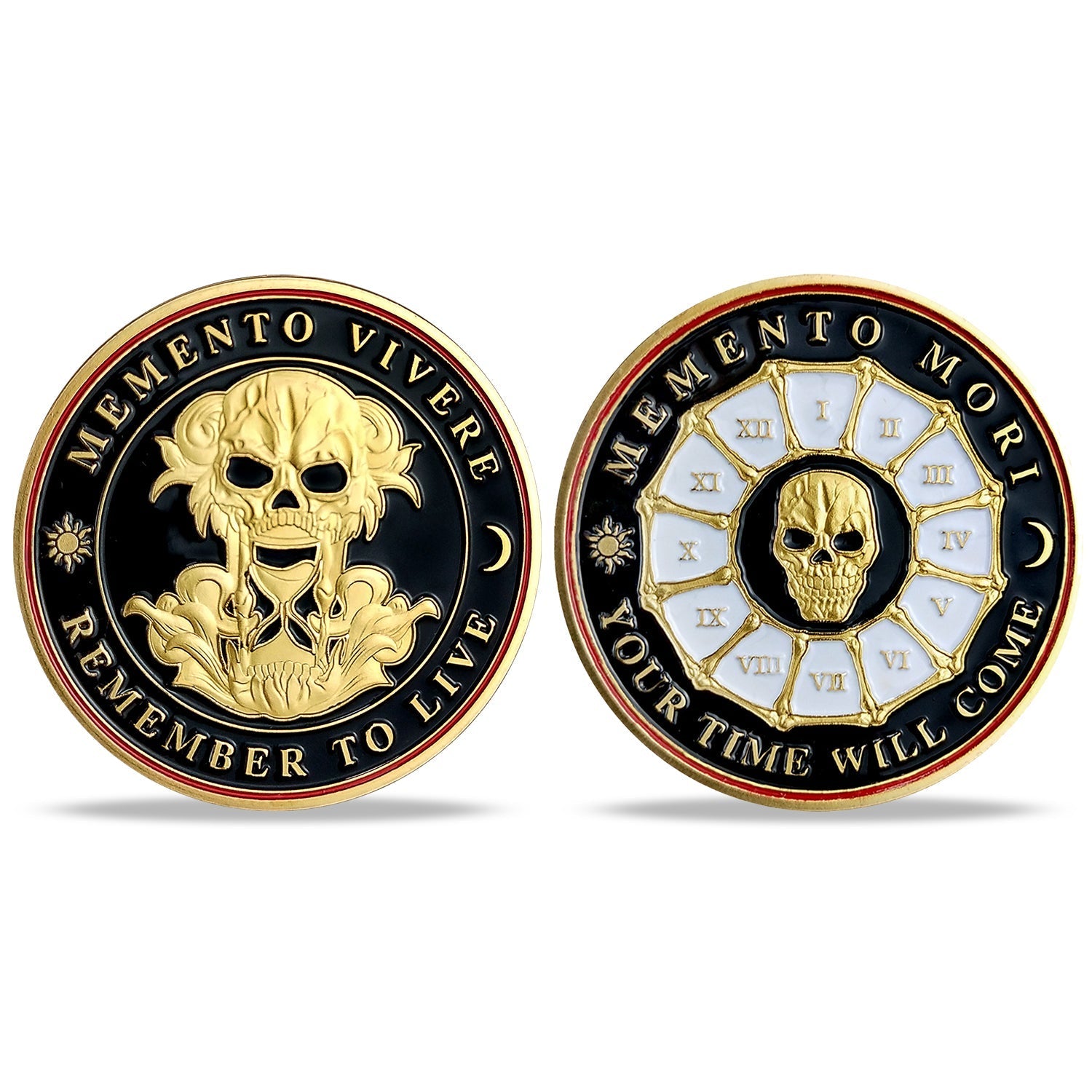 Memento Mori Coin-Momento Mori Coins for Daily Stoic Practice, Remember to Live EDC Coin mysite