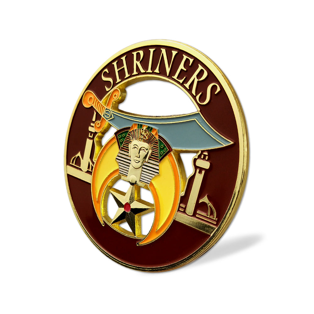Shriners Masons Auto Car Emblem mysite