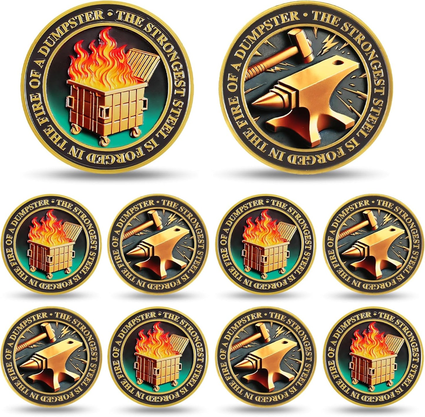 Original Dumpster Fire Challenge Coin mysite