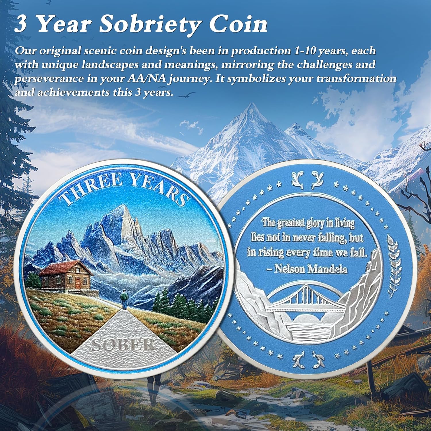 1-10 Years Celebrate Recovery Addicts Sobriety Coin mysite