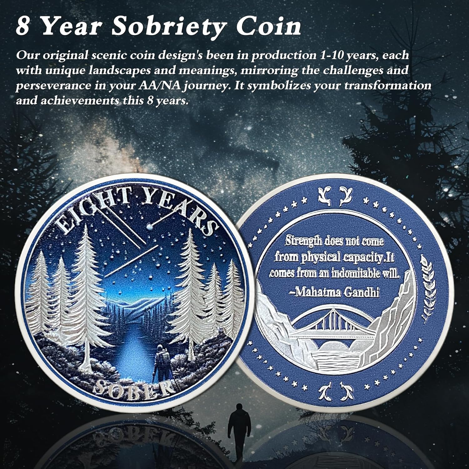 1-10 Years Celebrate Recovery Addicts Sobriety Coin mysite