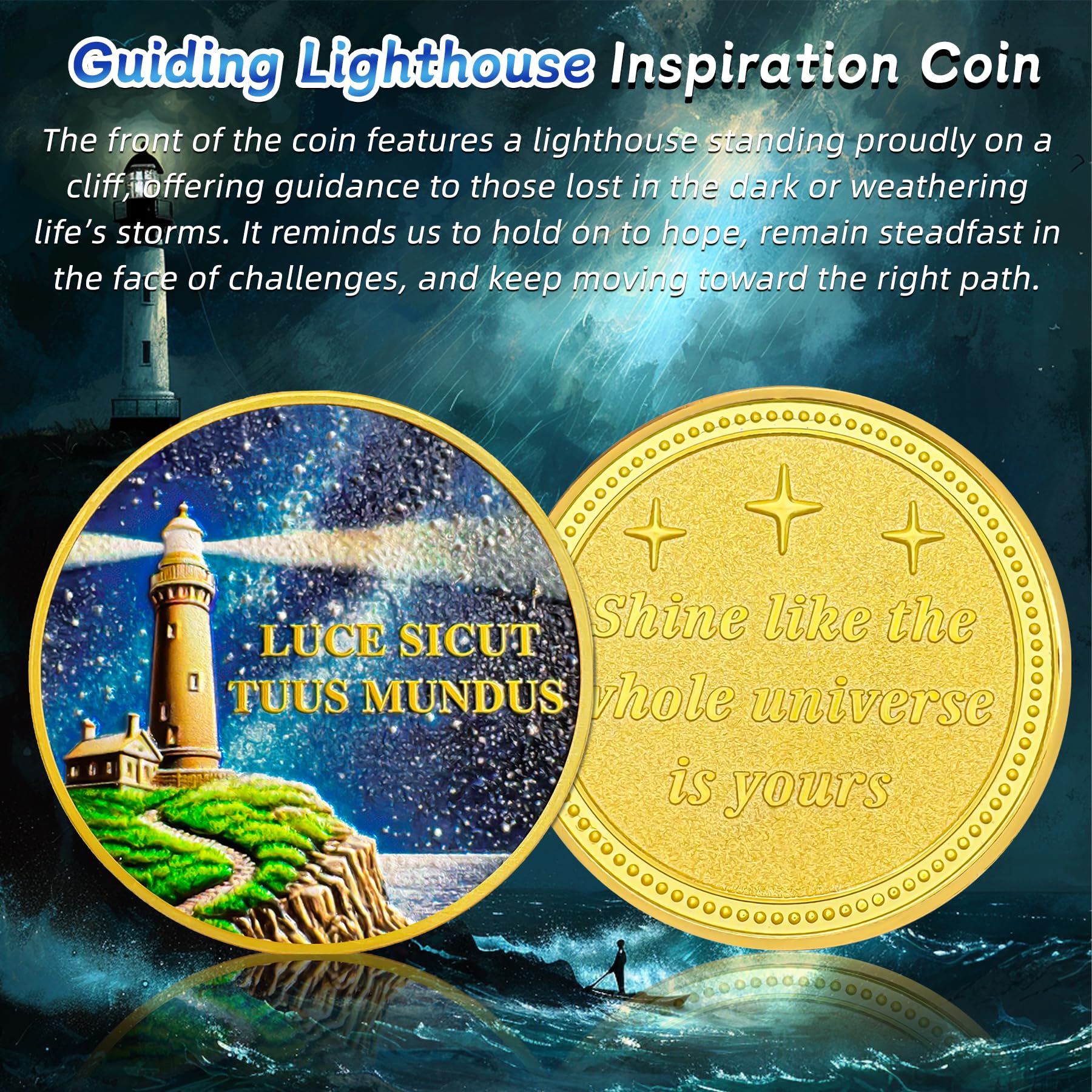 Guiding Lighthouse Inspiration Coin mysite