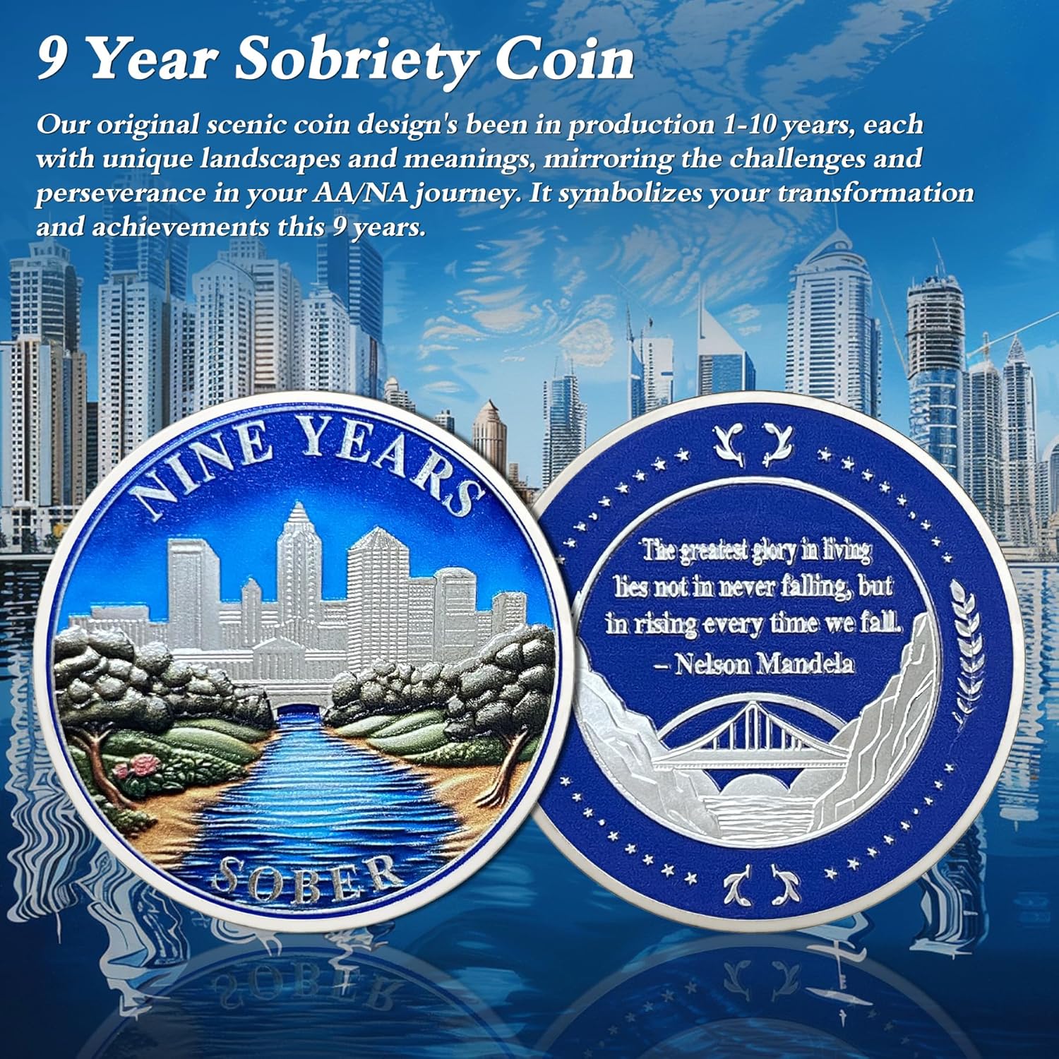 1-10 Years Celebrate Recovery Addicts Sobriety Coin mysite