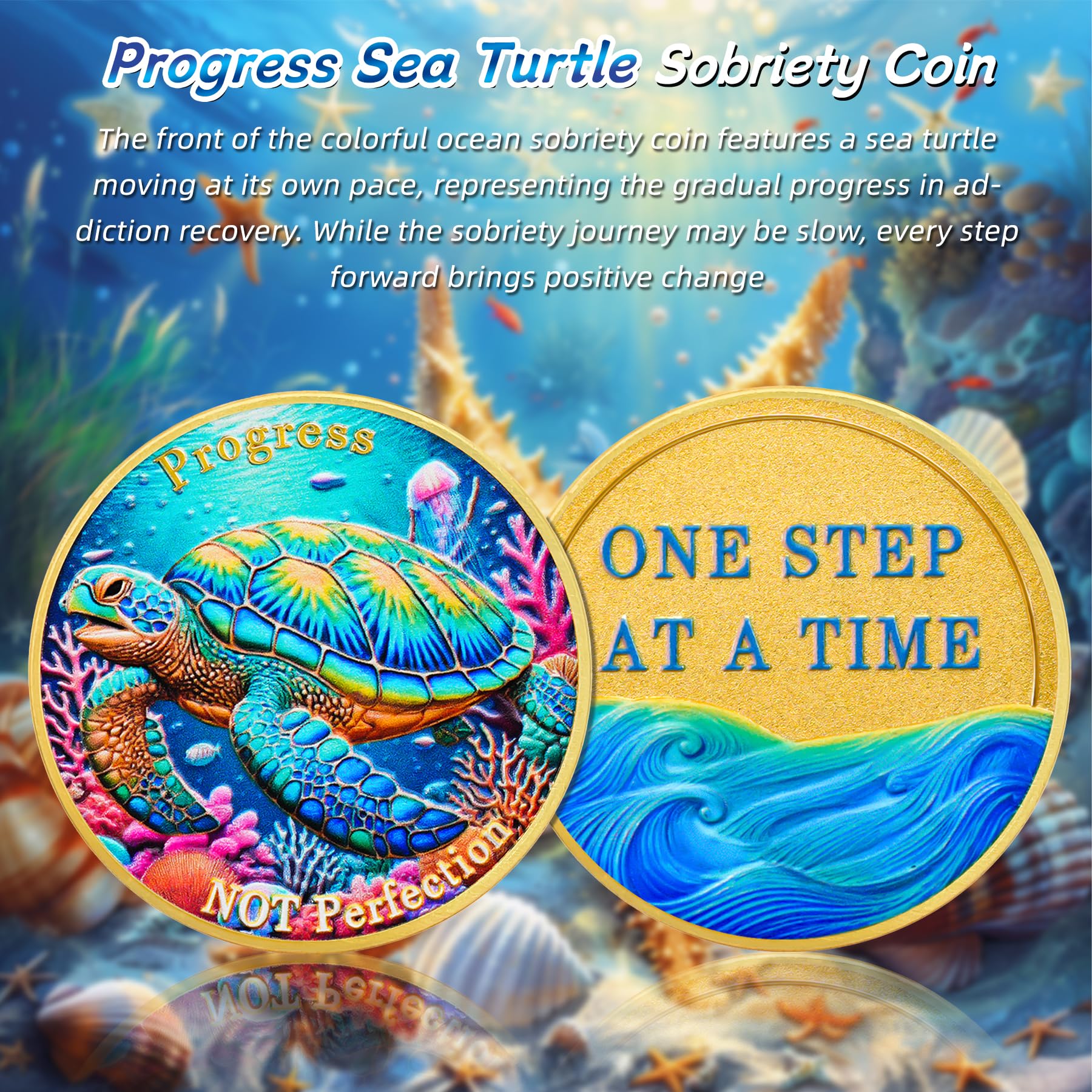 Progress Sea Turtle Sobriety Coins mysite
