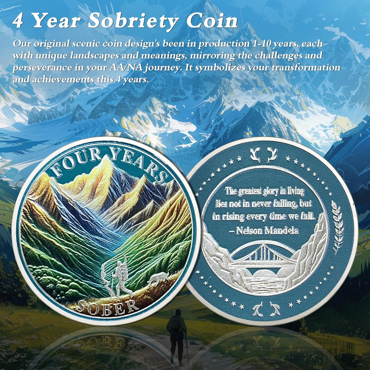 1-10 Years Celebrate Recovery Addicts Sobriety Coin mysite