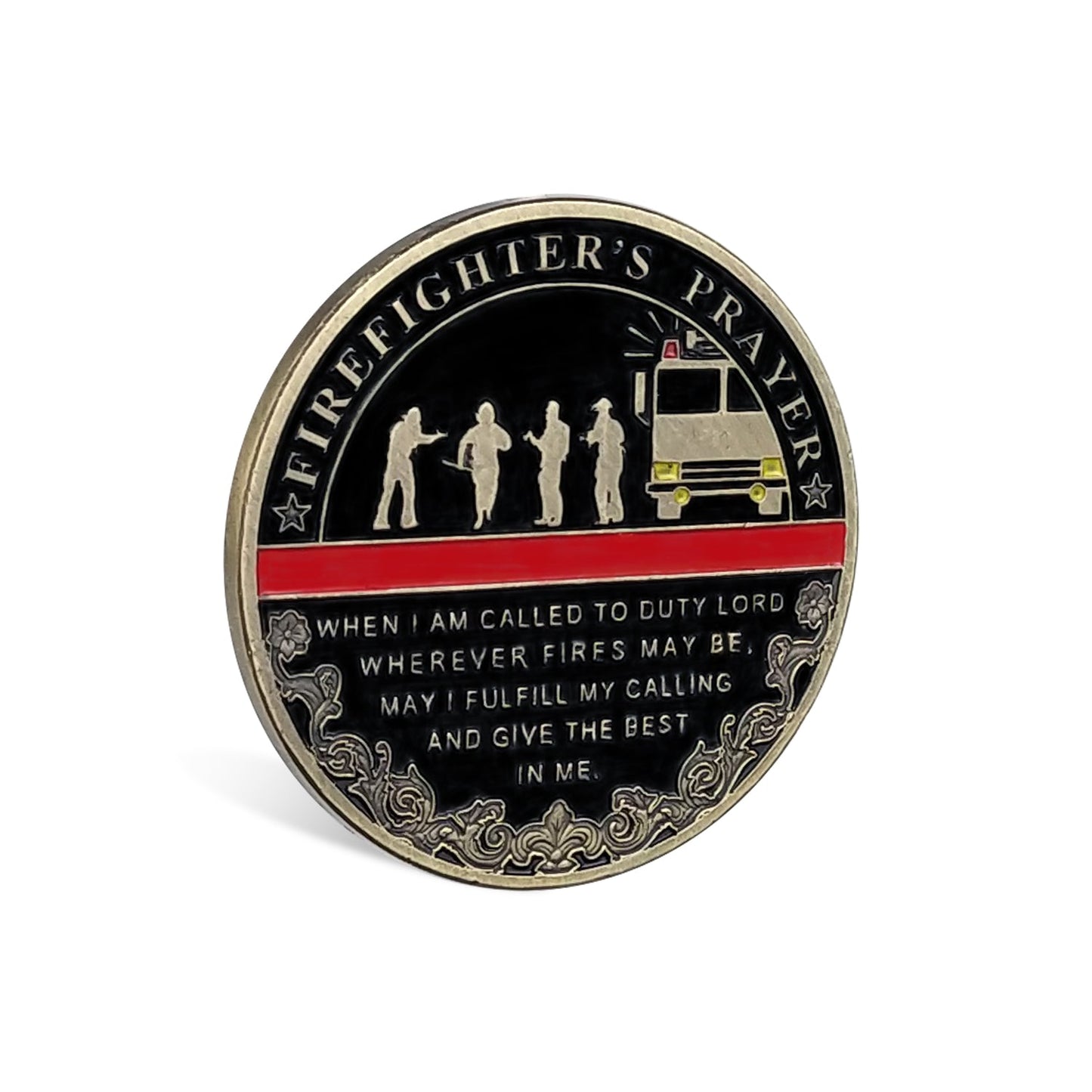 Firefighter Team Thank You Challenge Coin mysite