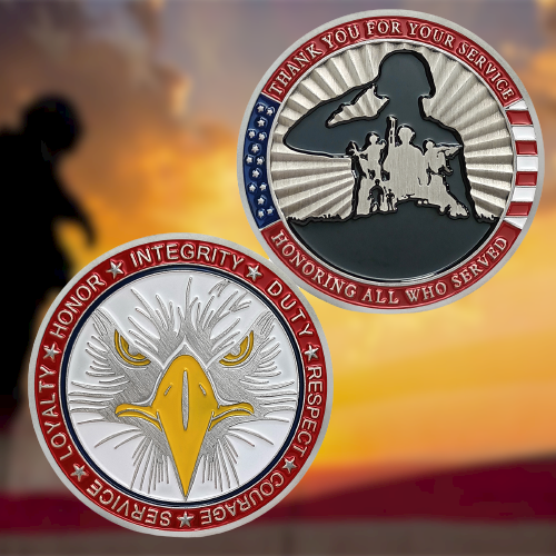 Military Challenge Coin Retirement Gift mysite