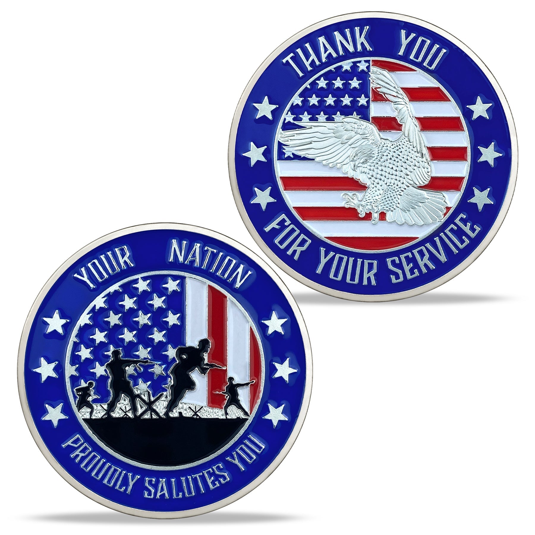 Thank You Military Eagle Challenge Coins mysite