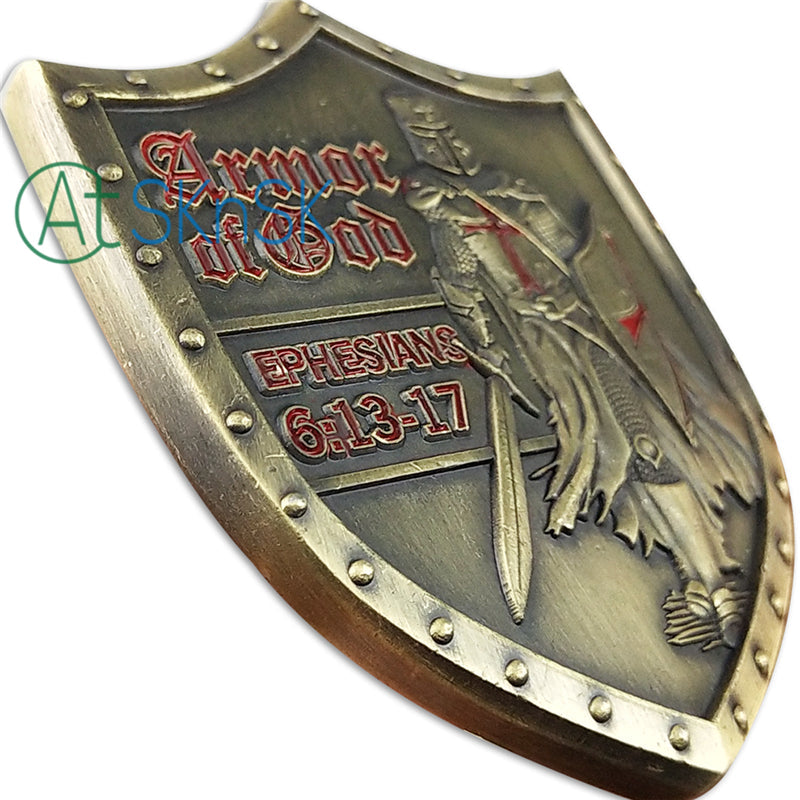 Put on the Full Armor of God Eph. 6:13-17 Challenge Coin mysite