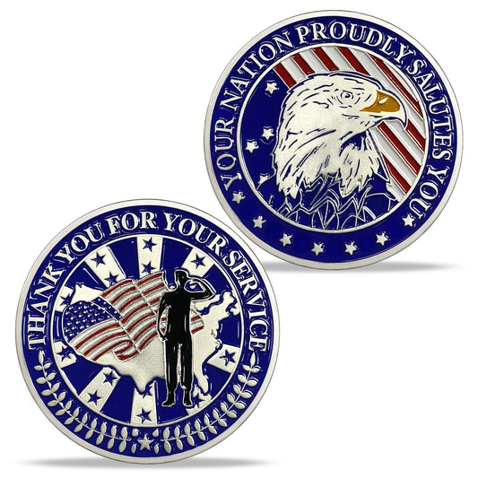 U.S. Army Flying Eagle Challenge Coin mysite