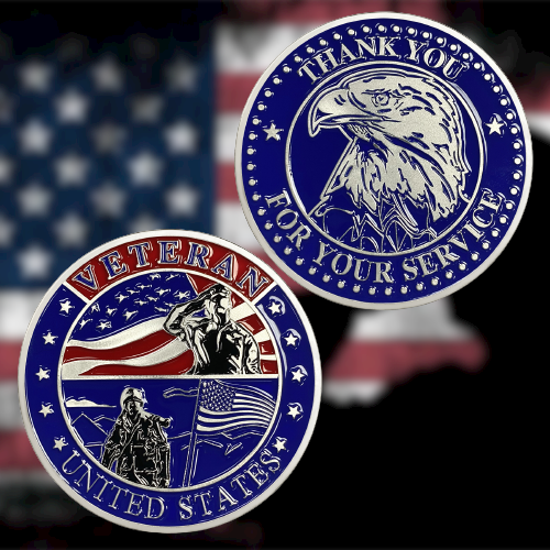 Veteran Challenge Coins-Thank You For Your Service mysite