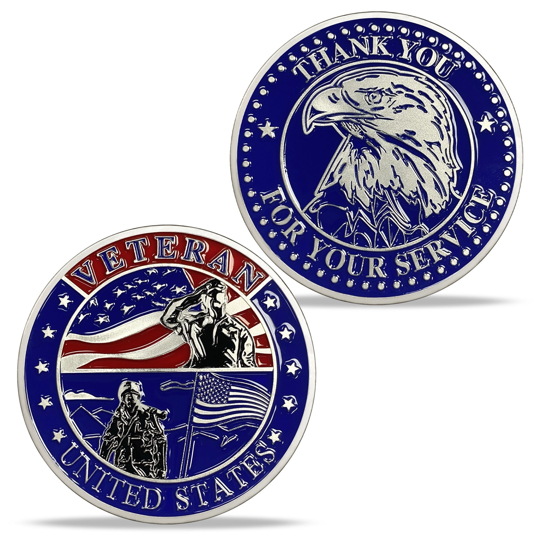 Veteran Challenge Coins-Thank You For Your Service mysite