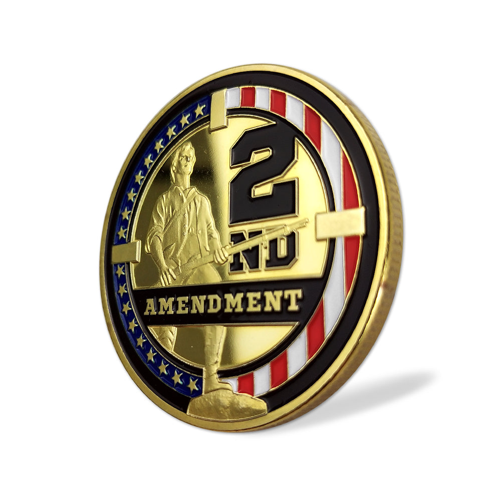US Constitution 2nd Amendment Police Challenge Coin mysite
