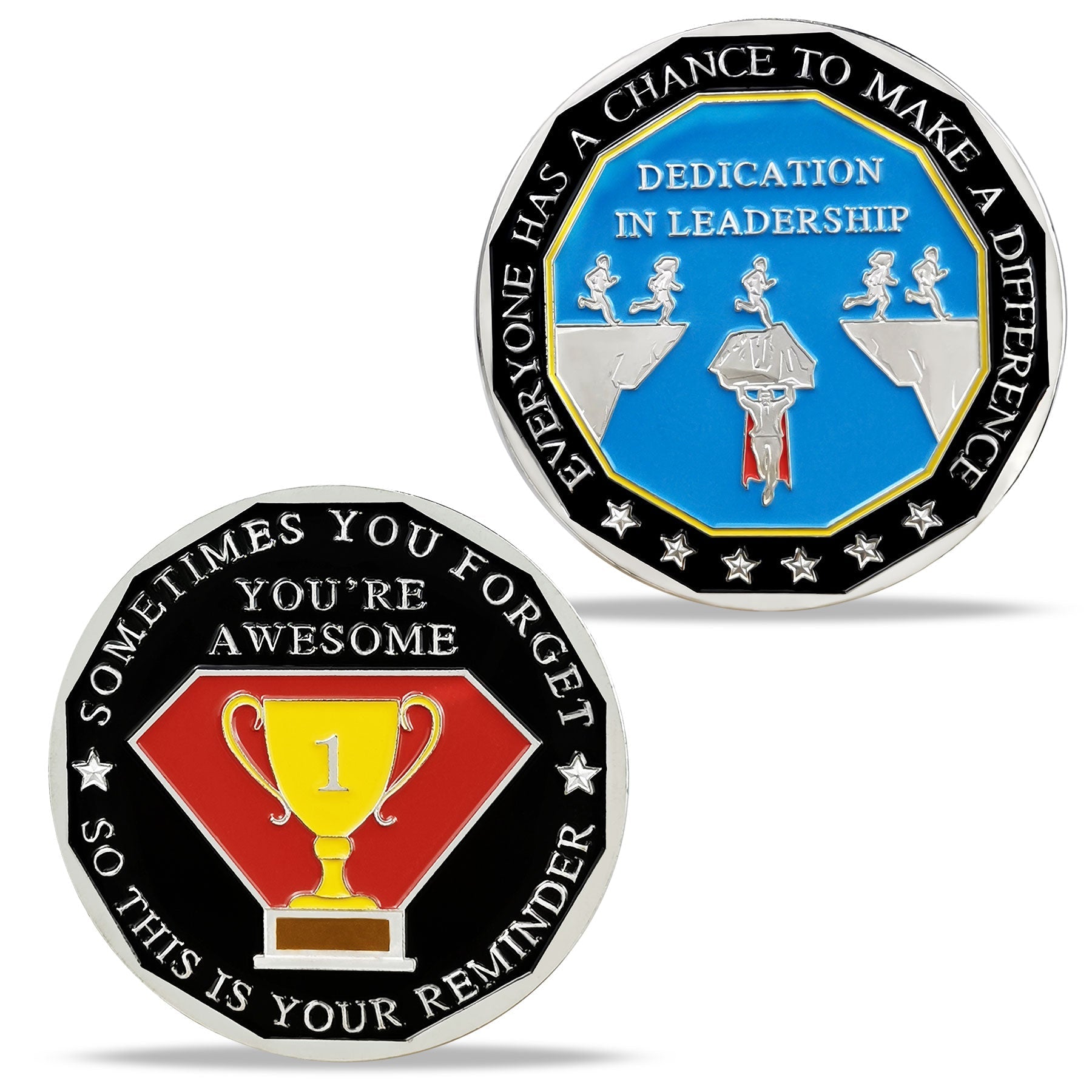 Encouragement Challenge Coin-Employee Appreciation Gifts Inspirational Thank You Coin for Students and Cowokers-Dedication in Leadership mysite