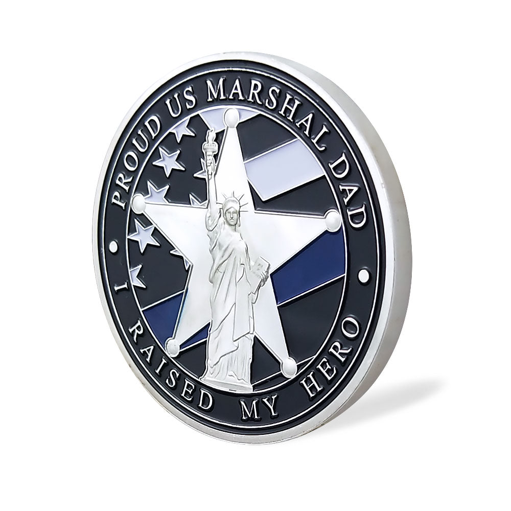 United States Blue Flag Liberty Veteran Challenge Coin mysite