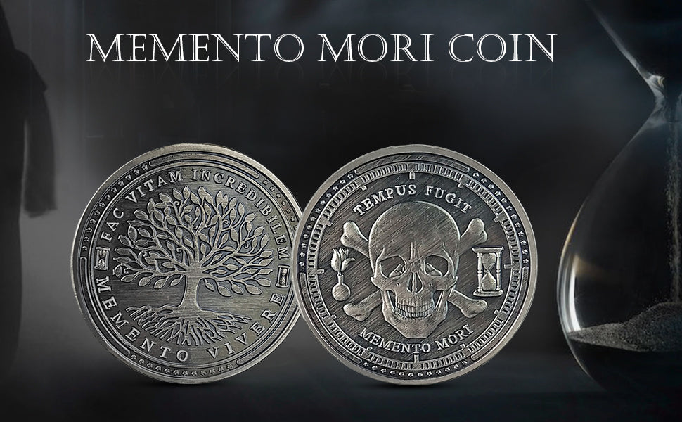 Tempus Fugit Memento Mori Fac Vitam Incredibilem Memento Vivere Challenge Coin mysite