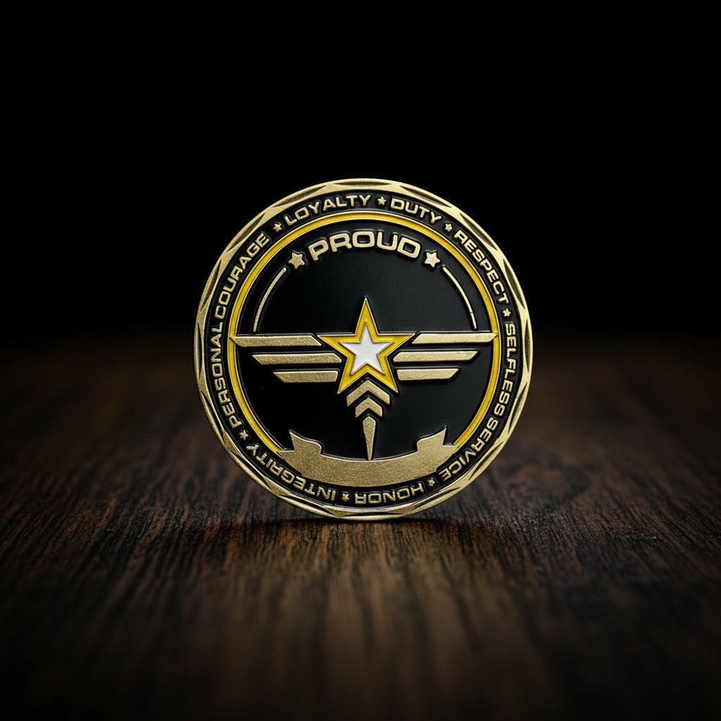 US Army Brofist Challenge Coin Bronze Military Collectible Soldier Fist Bump-AtSKnSK mysite