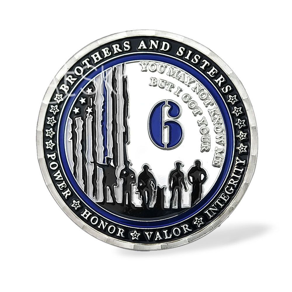I Got Your Six Police Challenge Coin mysite
