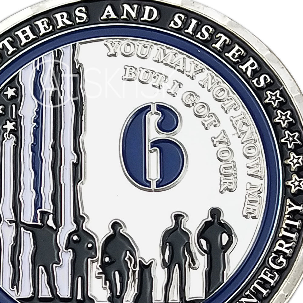 I Got Your Six Police Challenge Coin mysite