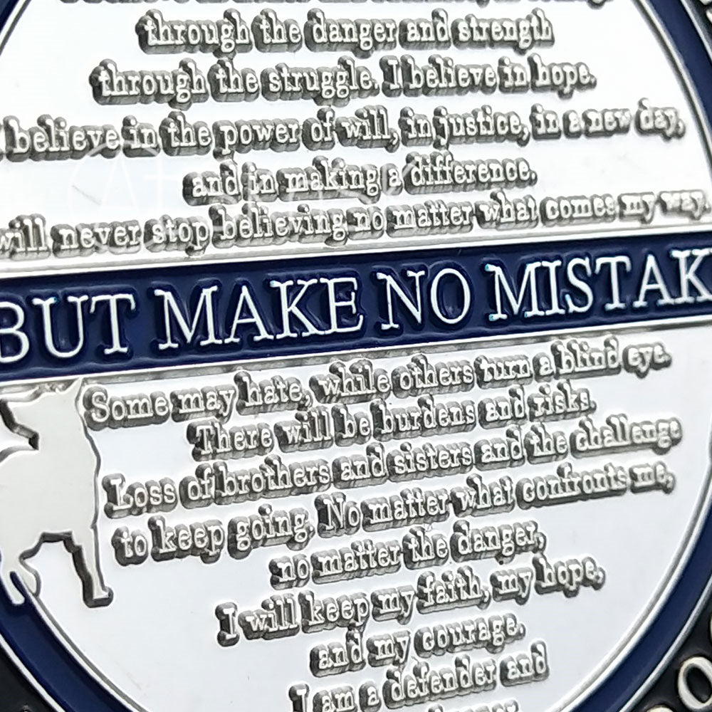 I Got Your Six Police Challenge Coin mysite