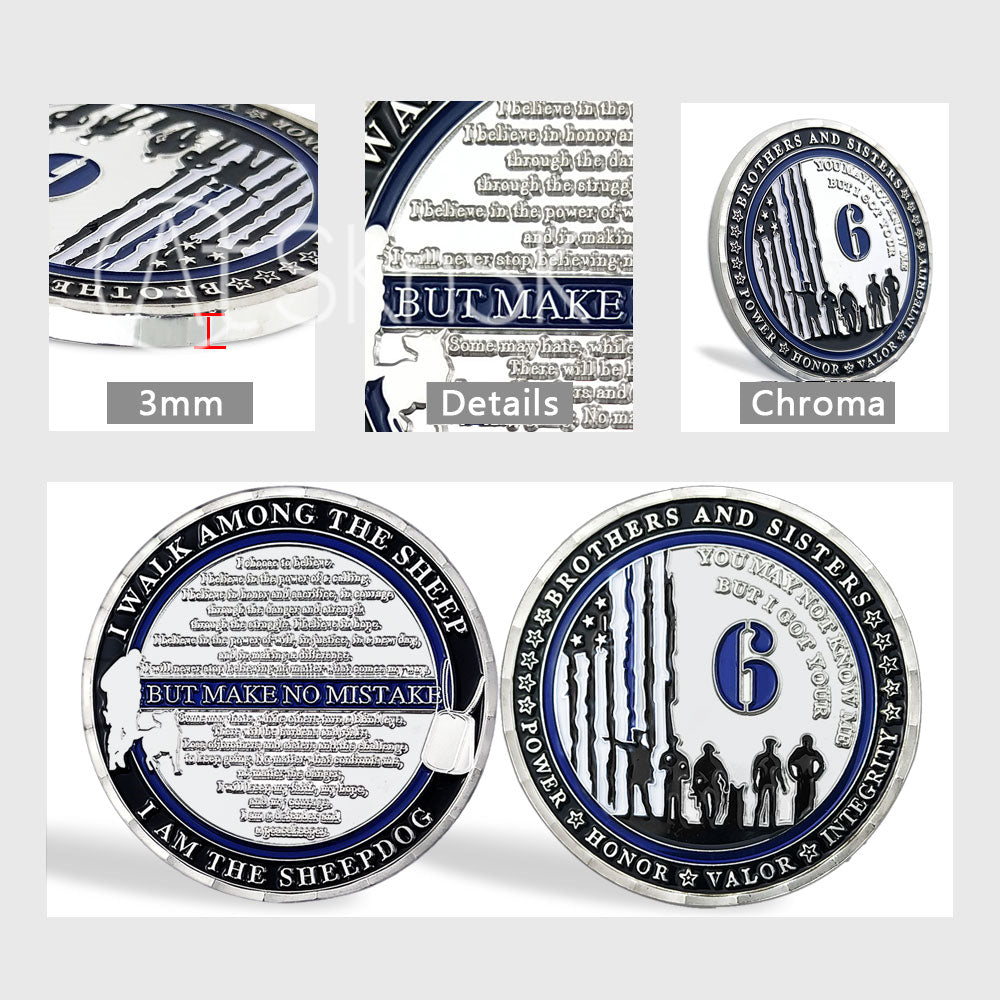 I Got Your Six Police Challenge Coin mysite