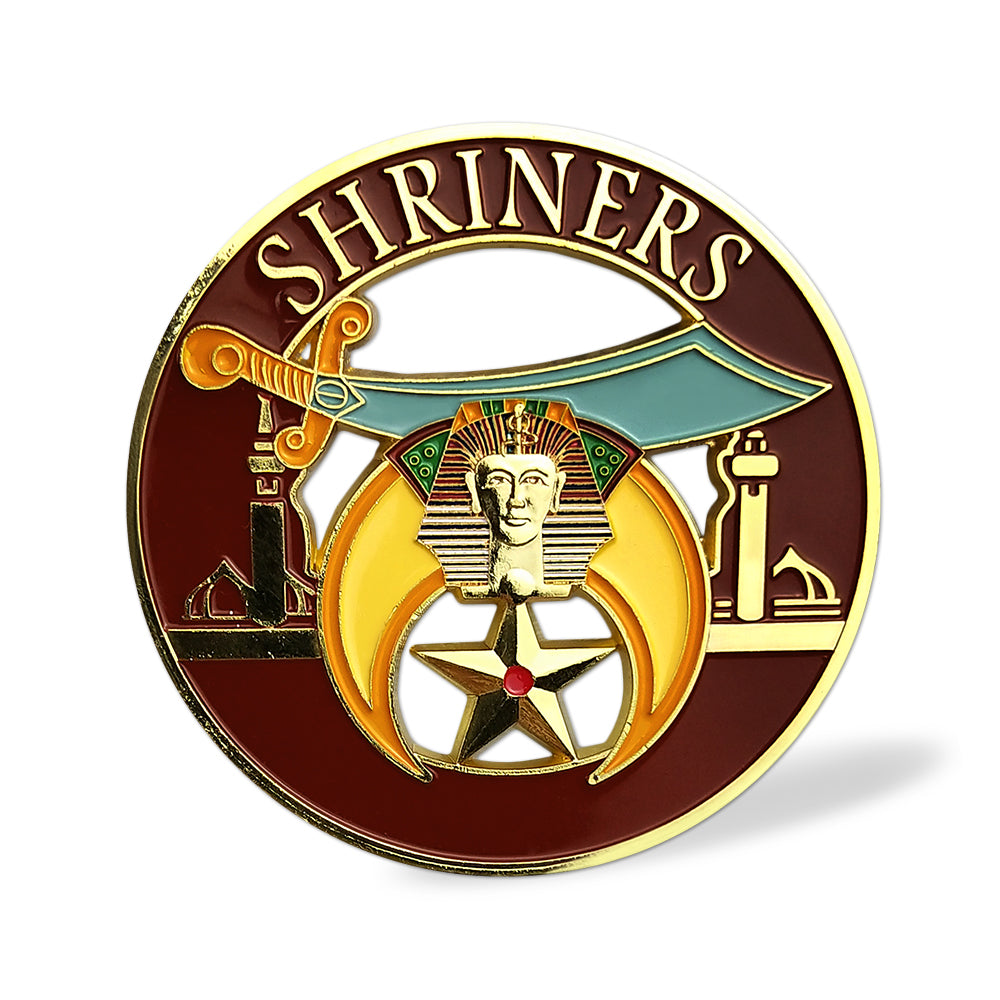 Shriners Masons Auto Car Emblem mysite
