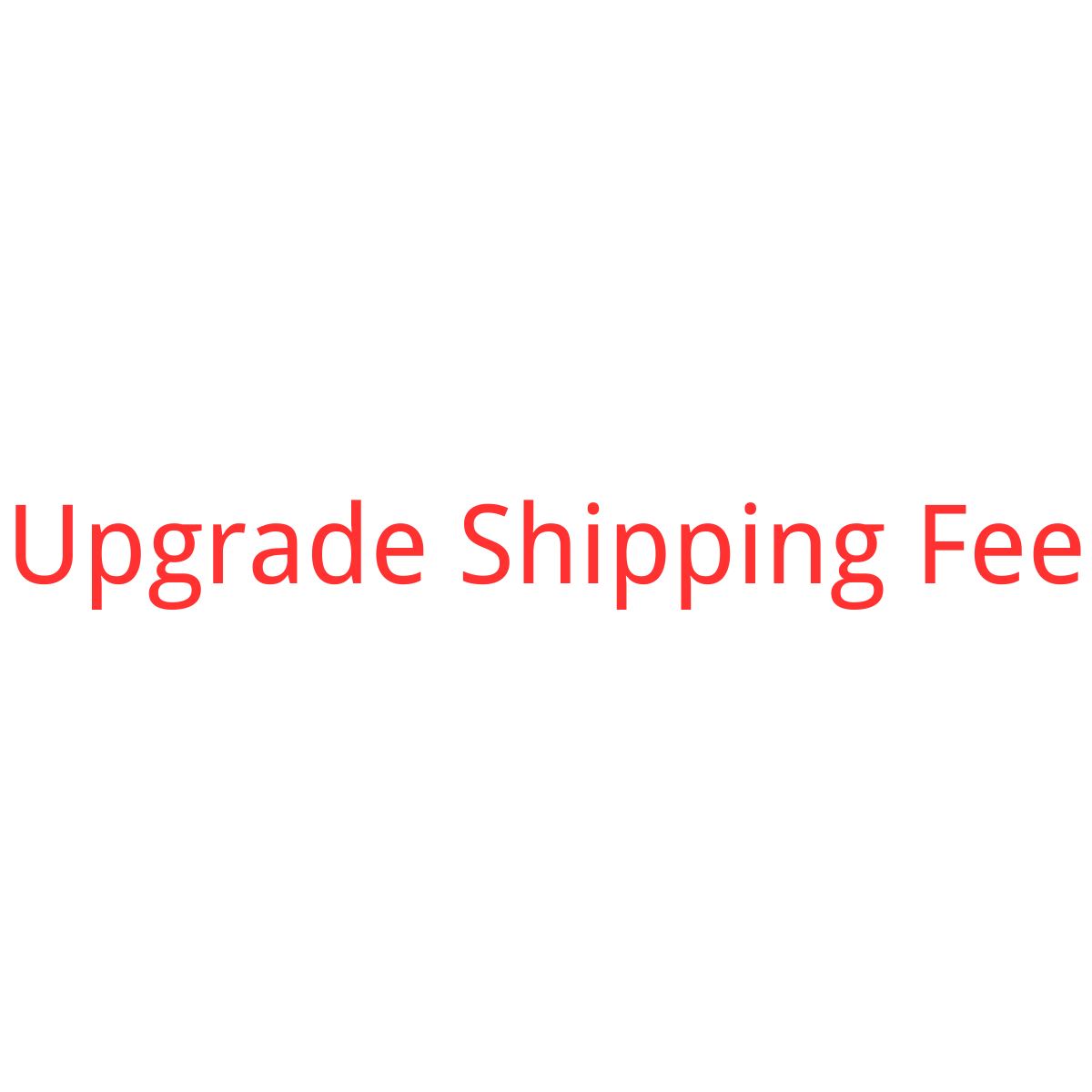 Upgrade Shipping Fee mysite