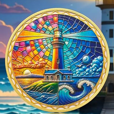 Sun and Moon Lighthouse Recovery Addiction Sobriety Coin mysite