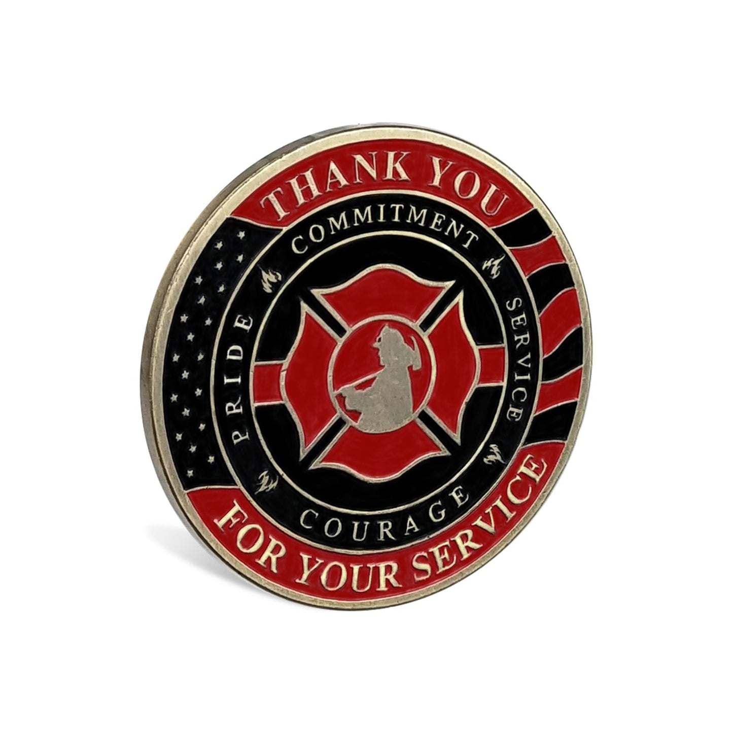 Firefighter Team Thank You Challenge Coin mysite
