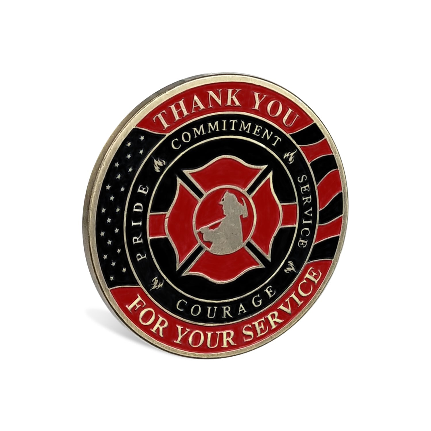 Firefighter Team Thank You Challenge Coin mysite