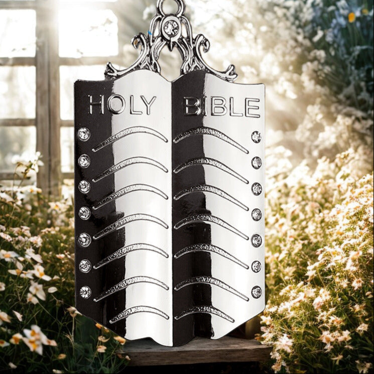 Masonic Chaplain Silver Jewel Pendant the Holy Bible mysite