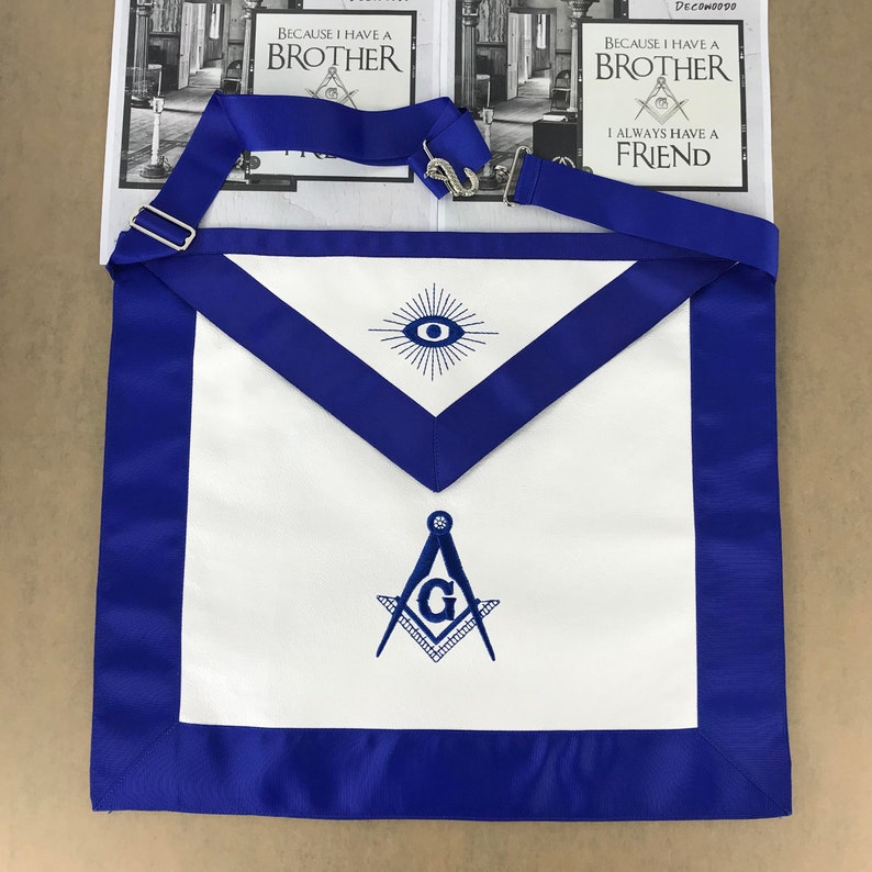 Masonic Blue Lodge Master Mason Apron mysite