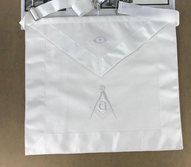 Masonic Blue Lodge Master Regalia Mason White Apron mysite